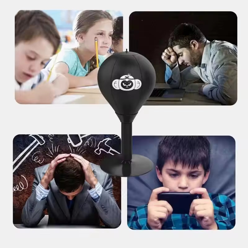 Punchpro Mini™ – Desktop Boxing Speed Ball for Stress Relief & Fun Anywhere